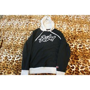 FUBU Hoodie Y2K Black Vintage Size M